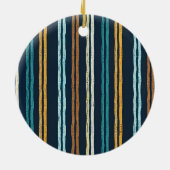 Abstract patroon van verticale lijnen keramisch ornament (Achterkant)