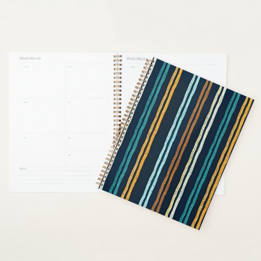 Abstract patroon van verticale lijnen planner (Display)