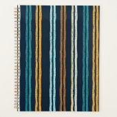 Abstract patroon van verticale lijnen planner (Voorkant)