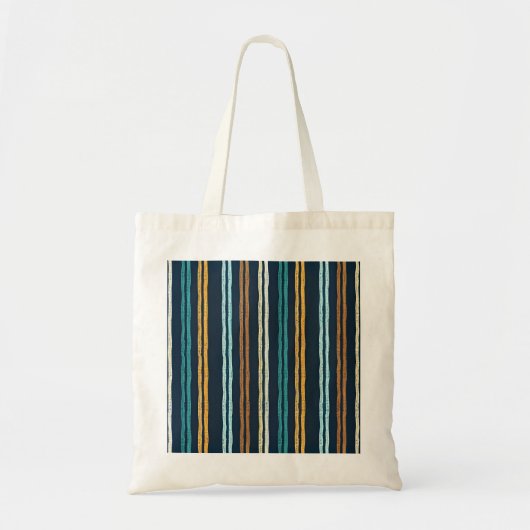 Abstract patroon van verticale lijnen tote bag (Voorkant)