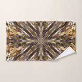 Abstract patroon van zaadkralen bad handdoek (Handdoek)