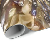 Abstract patroon van zaadkralen cadeaupapier (Rol Hoek)