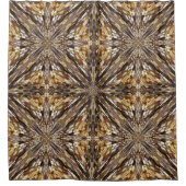 Abstract patroon van zaadkralen douchegordijn (Voorkant)