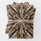 Abstract patroon van zaadkralen inpakpapier vel (In situ)