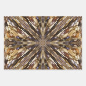 Abstract patroon van zaadkralen inpakpapier vel (Voorkant)