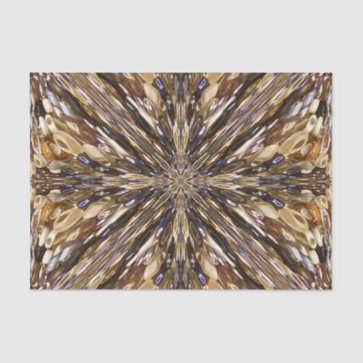 Abstract patroon van zaadkralen tissuepapier (Voorkant)