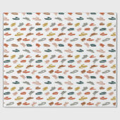 Abstract patroon verven cadeaupapier (Vlak)