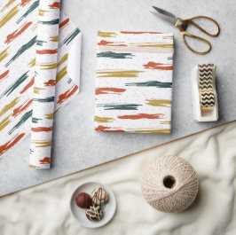 Abstract patroon verven cadeaupapier