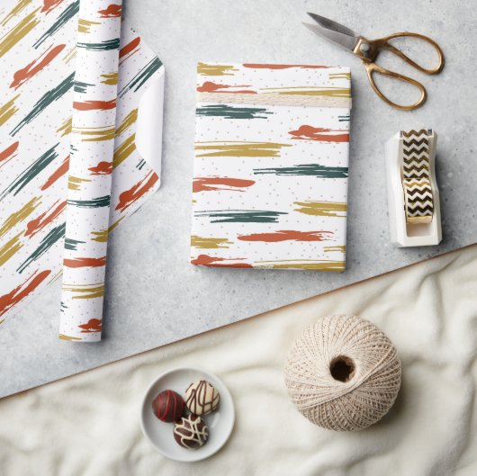 Abstract patroon verven cadeaupapier (Crafts)