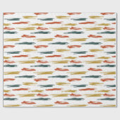 Abstract patroon verven cadeaupapier (Vlak)