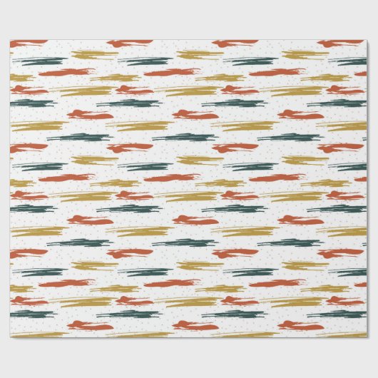 Abstract patroon verven cadeaupapier (Vlak)