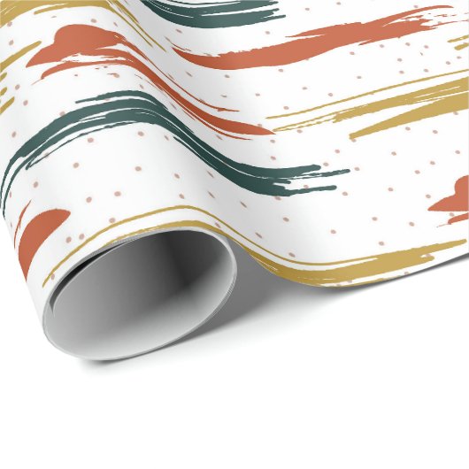 Abstract patroon verven cadeaupapier (Rol Hoek)