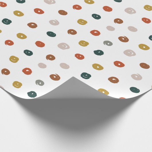 Abstract patroon verven cadeaupapier (Hoek)