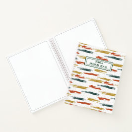 Abstract patroon verven notitieboek