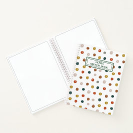Abstract patroon verven notitieboek