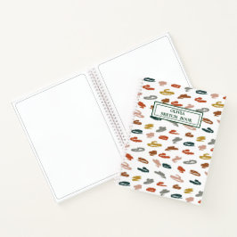 Abstract patroon verven notitieboek