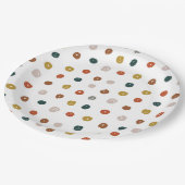 Abstract patroon verven papieren bordje (Gekanteld)