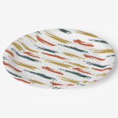 Abstract patroon verven papieren bordje (Gekanteld)