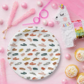 Abstract patroon verven papieren bordje (Feest)