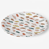 Abstract patroon verven papieren bordje (Gekanteld)