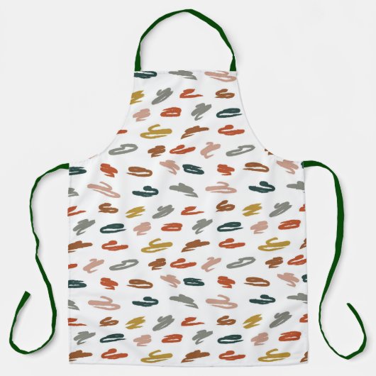 Abstract patroon verven schort (Voorkant)