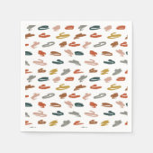 Abstract patroon verven servet (Voorkant)