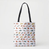 Abstract patroon verven tote bag (Voorkant)