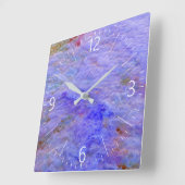 Abstract patroon vierkante klok (Hoek)