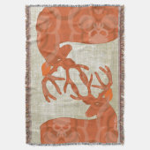 Abstract patroon voor geometrische en cirkelvormig deken (Voorkant Verticaal)