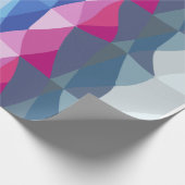 Abstract patroon voor geometrische regenboogstaafp cadeaupapier (Hoek)