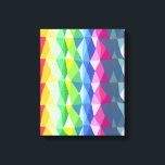 Abstract patroon voor geometrische regenboogstaafp canvas afdruk<br><div class="desc">Kleurrijke Abstracte geometrische regenboogstraal Kunstcanvas afdrukken</div>