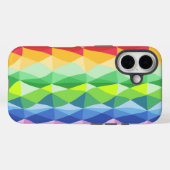 Abstract patroon voor geometrische regenboogstaafp Case-Mate iPhone case (Achterkant (horizontaal))