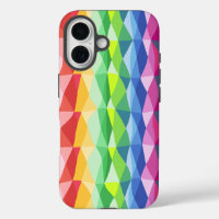 Abstract patroon voor geometrische regenboogstaafp