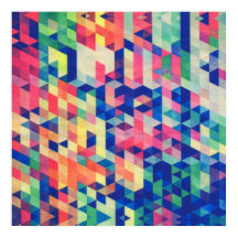 Abstract patroon voor geometrische Waterverf