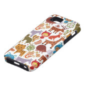 Abstract patroon voor kinderen en dieren Case-Mate iPhone case (Onderkant)