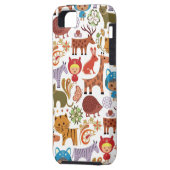Abstract patroon voor kinderen en dieren Case-Mate iPhone case (Achterkant Links)
