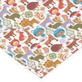 Abstract patroon voor kinderen en dieren korte tafelloper (Hoek)