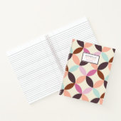 Abstract patroon voor kleurrijke cirkels notitieboek (Binnen)