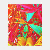 Abstract patroon voor levendige kleuren fleece deken (Voorkant)