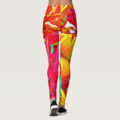 Abstract patroon voor levendige kleuren leggings (Achterkant)