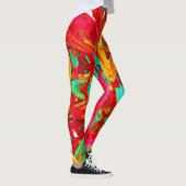 Abstract patroon voor levendige kleuren leggings (Rechts)