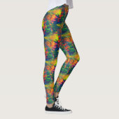 Abstract patroon voor levendige kleuren leggings (Rechts)