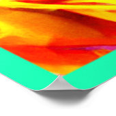 Abstract patroon voor levendige kleuren poster (Hoek)