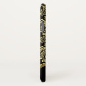 Abstract patroon voor vrouwelijke Faux Gold Metall Case-Mate iPhone Case (Achterkant / rechts)