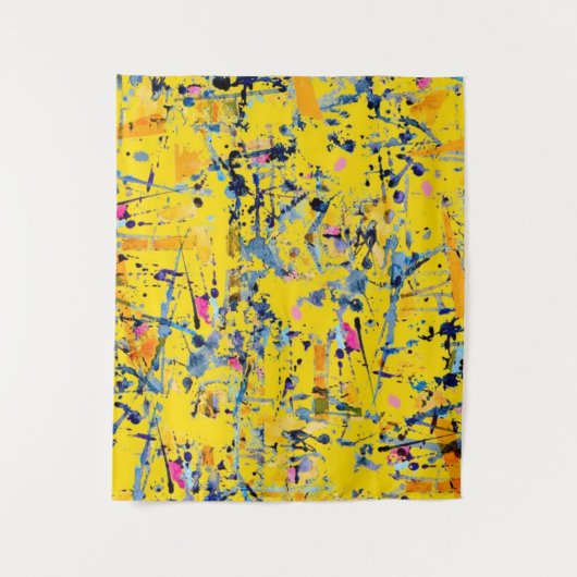 Abstract patroon wandkleed (Voorkant)