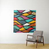 Abstract patroon wandkleed (In Situ (horizontaal))