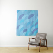 Abstract patroon wandkleed (In situ)