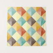 Abstract patroon wandkleed (Voorkant (horizontaal))