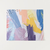 Abstract patroon wandkleed (Voorkant (horizontaal))