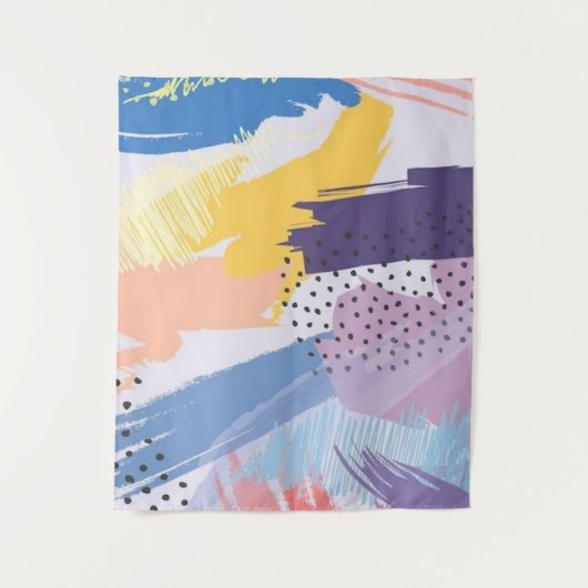 Abstract patroon wandkleed (Voorkant)